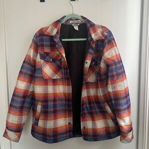 Duluth Trading Co Multicolor Plaid Utility Jacket